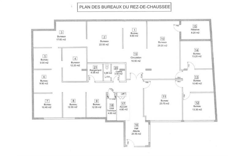 Achat de bureau de 340 m² à Paris 12 - 75012 plan - 1