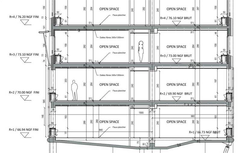 Bureau à acheter de 4 243 m² à Paris 13 - 75013 plan - 1