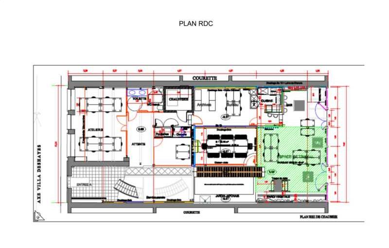 Vente de bureau de 653 m² à Paris 14 - 75014 plan - 1