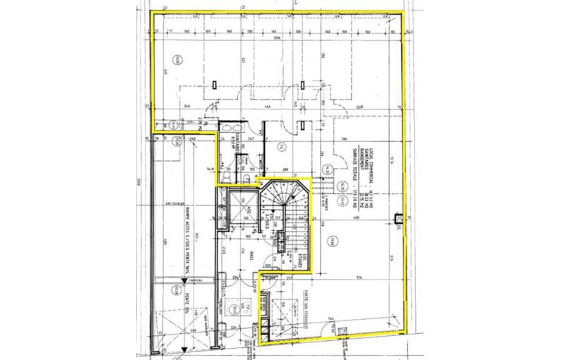 Vente de bureau de 211 m² à Paris 15 - 75015 plan - 1