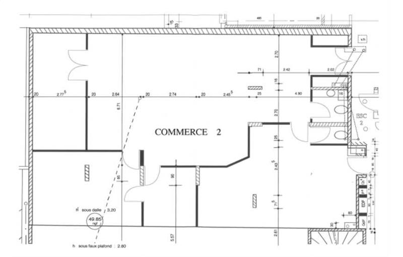 Vente de bureau de 153 m² à Paris 15 - 75015 plan - 1