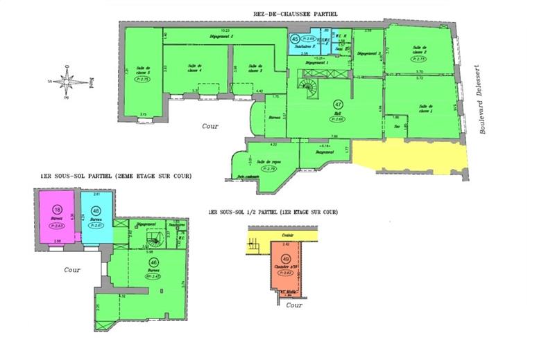 Vente de bureau de 299 m² à Paris 16 - 75016 plan - 1