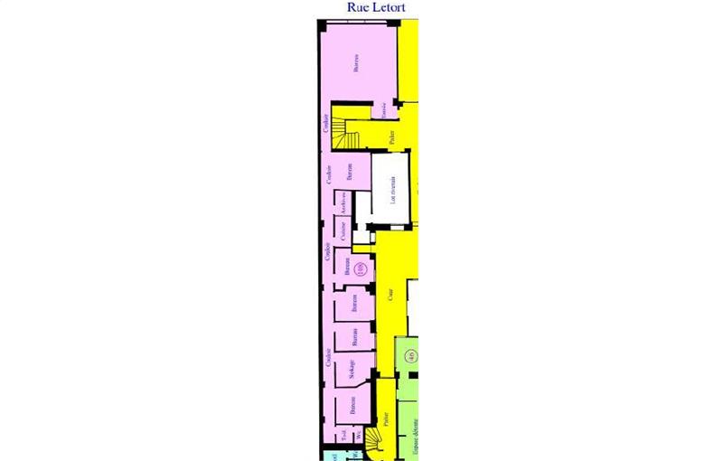 Vente de bureau de 145 m² à Paris 18 - 75018 plan - 1