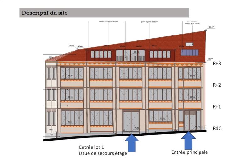 Achat de bureau de 840 m² à Paris 19 - 75019 plan - 1