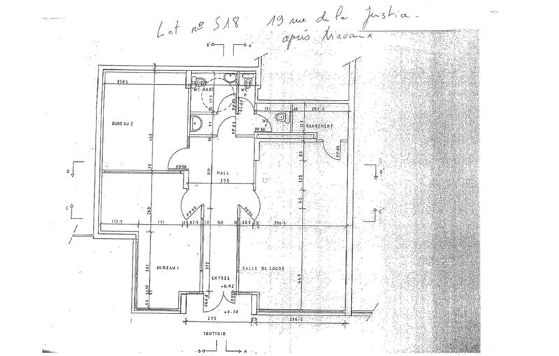 Vente de bureau de 217 m² à Paris 20 - 75020 plan - 1