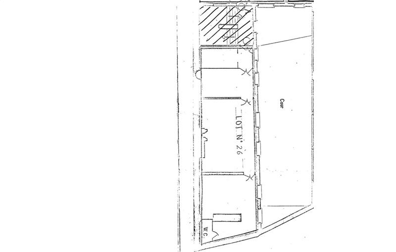 Bureau à vendre de 70 m² à Paris 3 - 75003 plan - 1