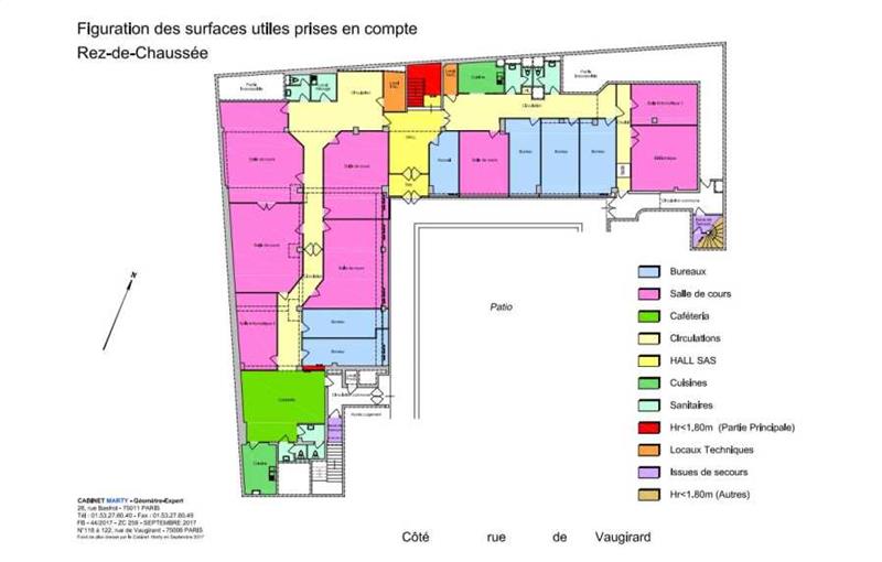 Vente de bureau de 1 460 m² à Paris 6 - 75006 plan - 1