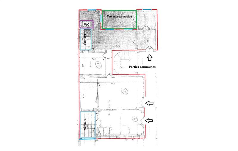 Vente de bureau de 206 m² à Paris 9 - 75009 plan - 1