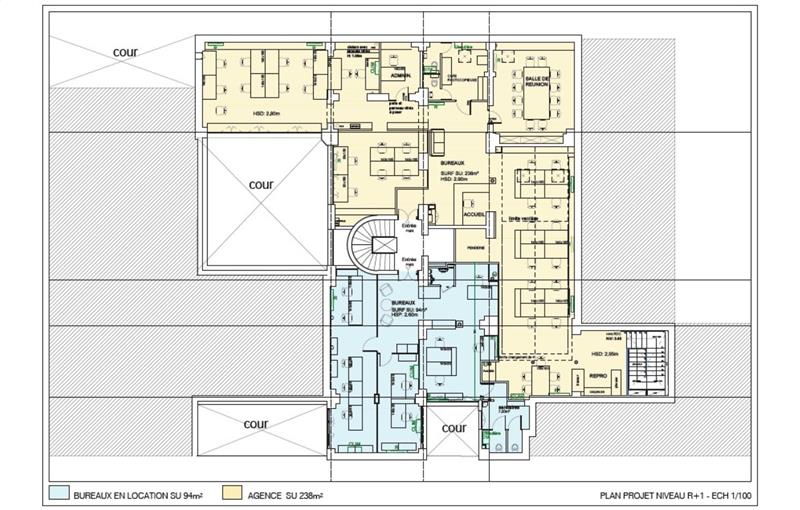 Vente de bureau de 480 m² à Paris 9 - 75009 plan - 1