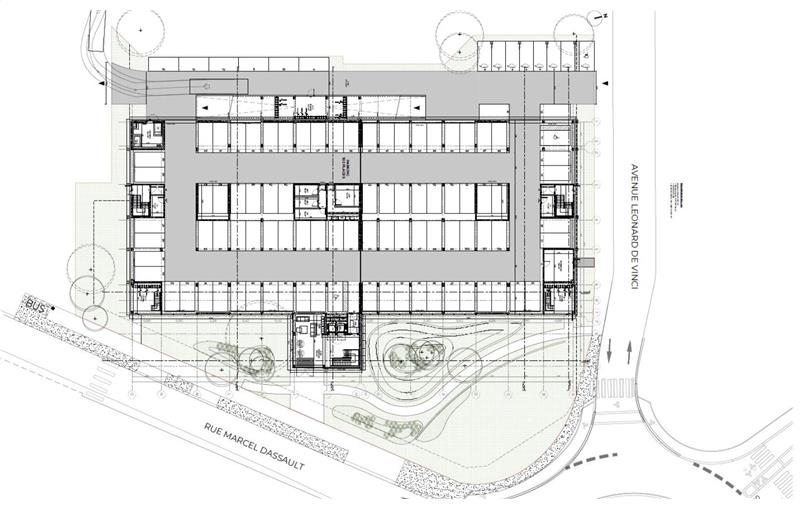 Bureau en vente de 3 745 m² à Pessac - 33600 plan - 1