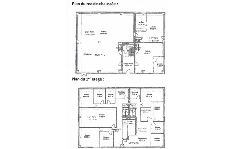 Bureau à vendre de 672 m² à Portet-sur-Garonne - 31120 plan - 1