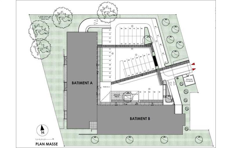 Bureau à vendre de 373 m² à Rennes - 35000 plan - 1