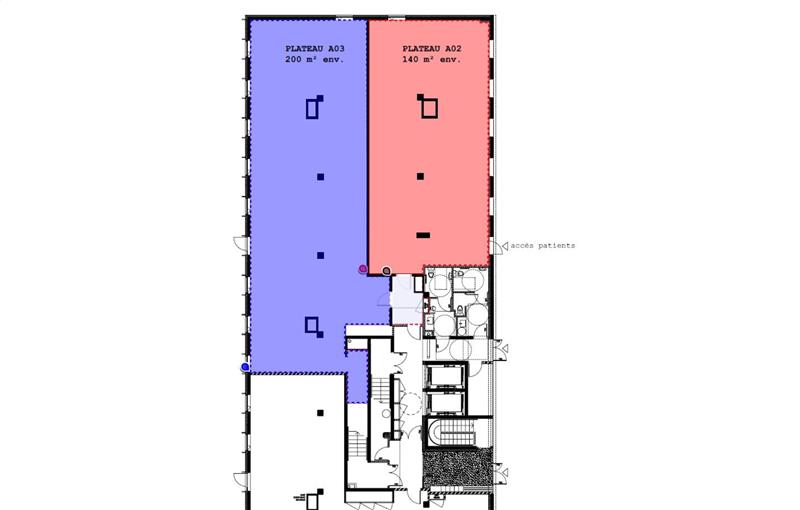 Vente de bureau de 375 m² à Rennes - 35000 plan - 1