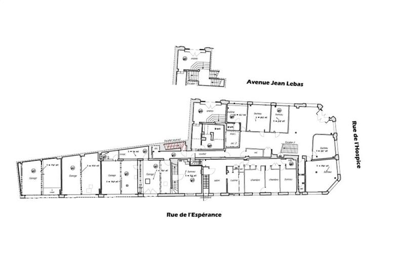 Vente de bureau de 1 530 m² à Roubaix - 59100 plan - 1