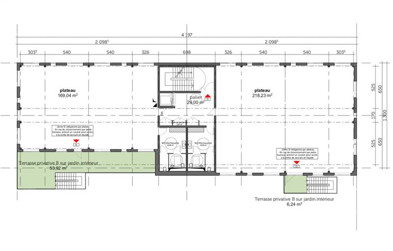 Bureau à acheter de 382 m² à Rouen - 76000 plan - 1