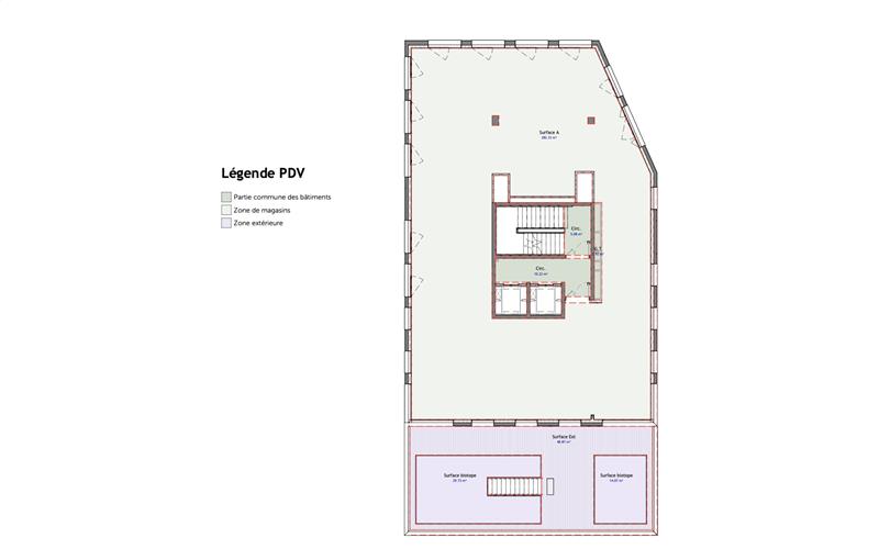 Bureau à acheter de 293 m² à Rouen - 76000 plan - 1