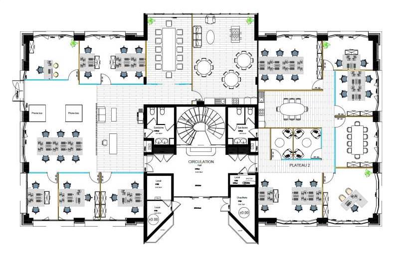 Achat de bureau de 1 383 m² à Saint-Didier-au-Mont-d'Or - 69370 plan - 1