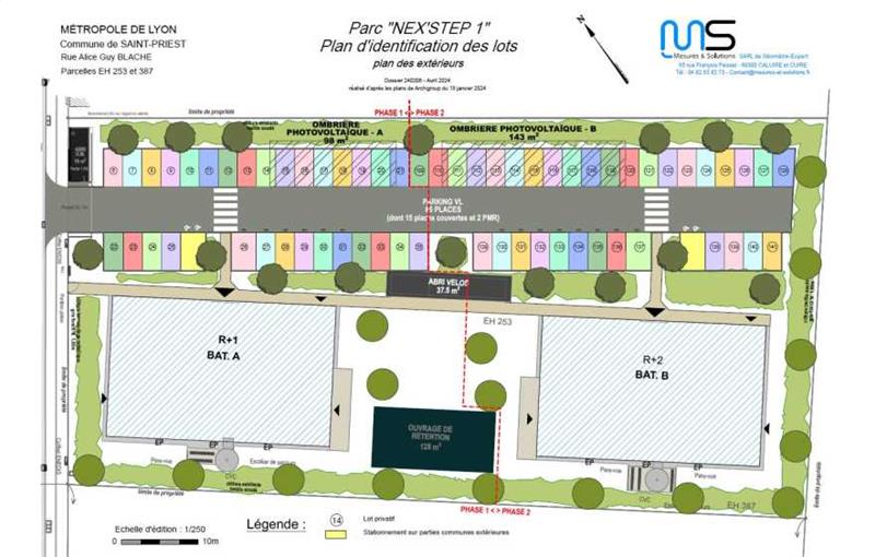 Vente de bureau de 990 m² à Saint-Priest - 69800 plan - 1