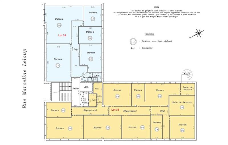 Bureau à acheter de 377 m² à Savigny-le-Temple - 77176 plan - 1