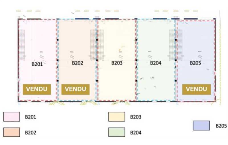 Vente de bureau de 517 m² à Serris - 77700 plan - 1