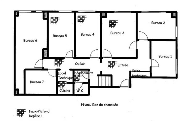 Bureau à vendre de 173 m² à Sèvres - 92310 plan - 1