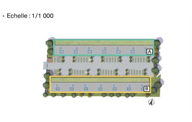 Bureau en vente de 3 696 m² à Stains - 93240 plan - 1