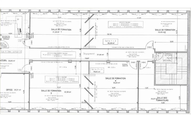 Vente de bureau de 264 m² à Toulouse - 31000 plan - 1