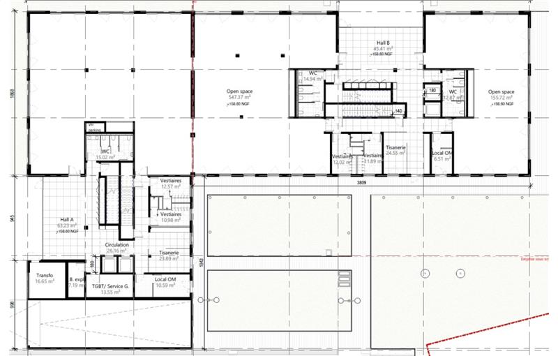 Bureau à acheter de 4 903 m² à Toulouse - 31000 plan - 1