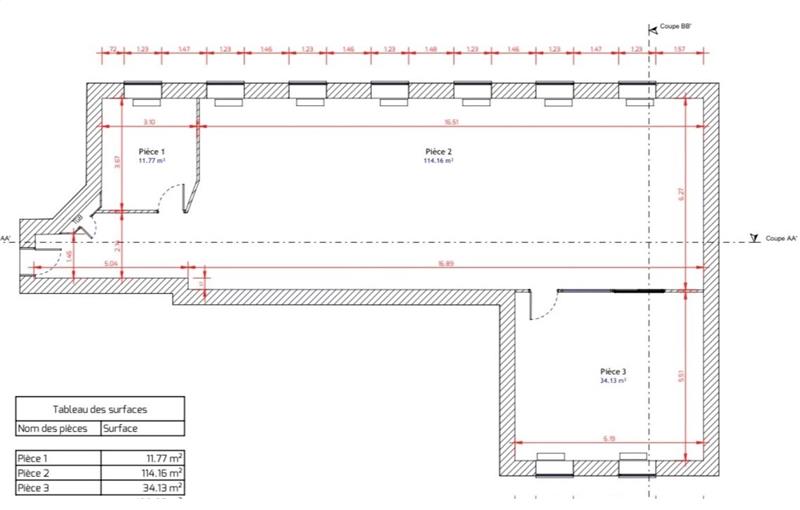 Vente de bureau de 160 m² à Toulouse - 31000 plan - 1