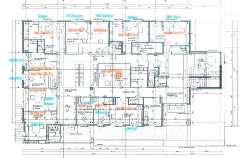 Bureau en vente de 1 045 m² à Toulouse - 31000 plan - 1