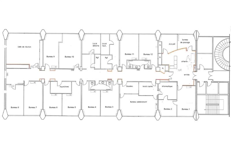 Vente de bureau de 448 m² à Toulouse - 31000 plan - 1