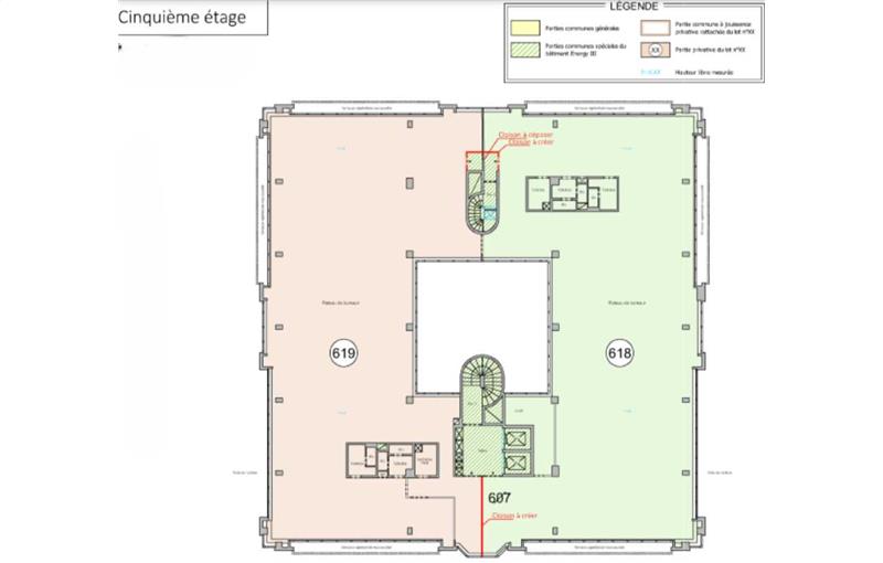 Achat de bureau de 3 275 m² à Vélizy-Villacoublay - 78140 plan - 1