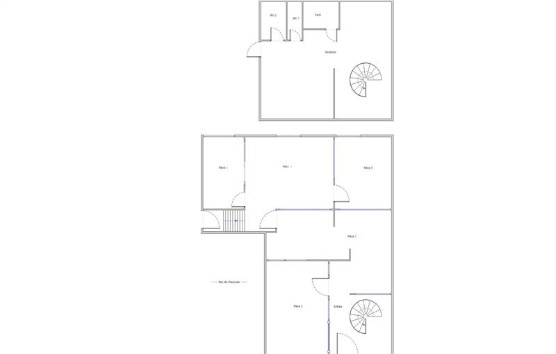 Bureau à vendre de 115 m² à Villeurbanne - 69100 plan - 1