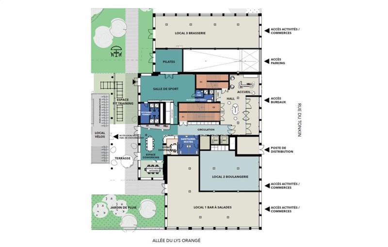 Bureau en vente de 8 412 m² à Villeurbanne - 69100 plan - 1