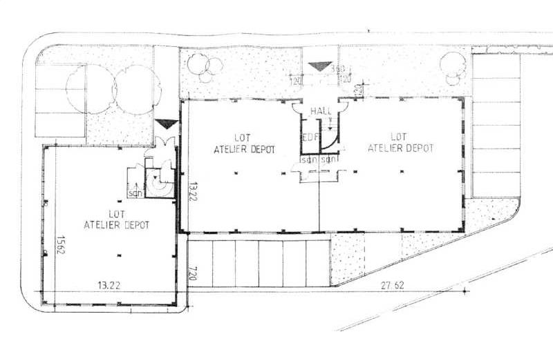 Bureau en vente de 1 334 m² à Viry-Châtillon - 91170 plan - 1