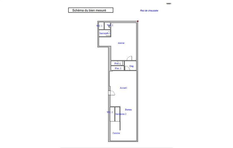 Achat de local commercial de 106 m² à Chaville - 92370 plan - 1