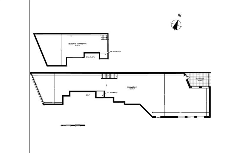 Local commercial à vendre de 281 m² à Courbevoie - 92400 plan - 1