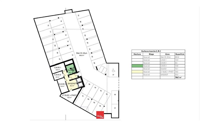 Local commercial à vendre de 533 m² à Échirolles - 38130 plan - 1