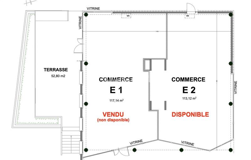 Vente de local commercial de 113 m² à Genas - 69740 photo - 1