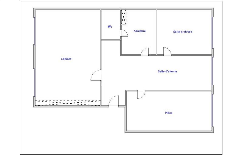 Local commercial en vente de 86 m² à Lyon 8 - 69008 plan - 1