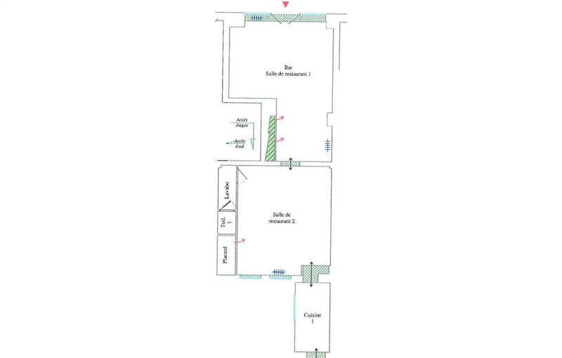 Local commercial en vente de 84 m² à Paris 14 - 75014 plan - 1