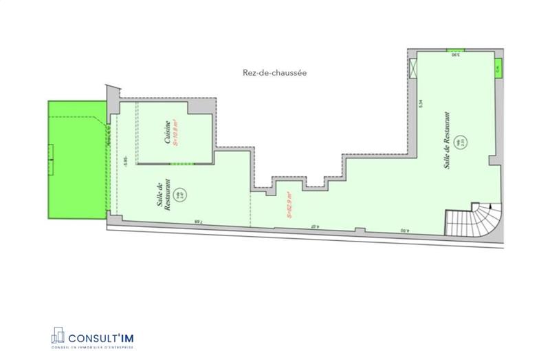 Achat de local commercial de 198 m² à Paris 14 - 75014 plan - 1