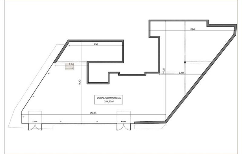 Local commercial à acheter de 244 m² à Ramonville-Saint-Agne - 31520 plan - 1