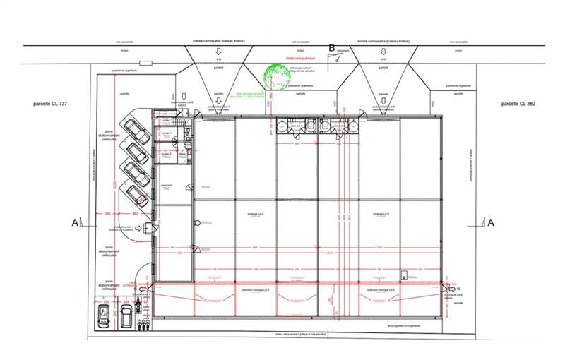 Entrepôt en vente de 1 440 m² à Argenteuil - 95100 plan - 1