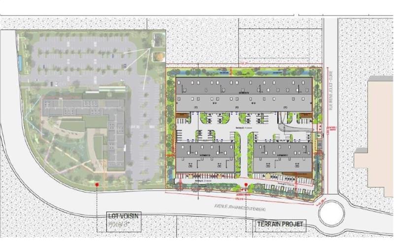 Entrepôt à acheter de 10 964 m² à Bailly-Romainvilliers - 77700 plan - 1