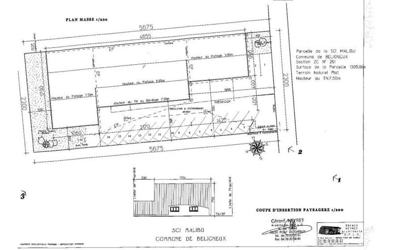 Vente d'entrepôt de 531 m² à Béligneux - 01360 plan - 1