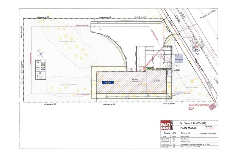 Entrepôt en vente de 630 m² à Blyes - 01150 plan - 1