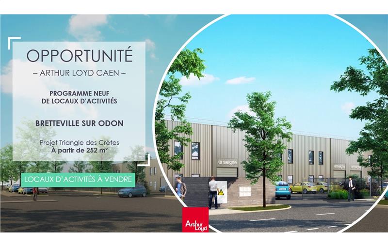 Entrepôt à vendre de 348 m² à Bretteville-sur-Odon - 14760 photo - 1