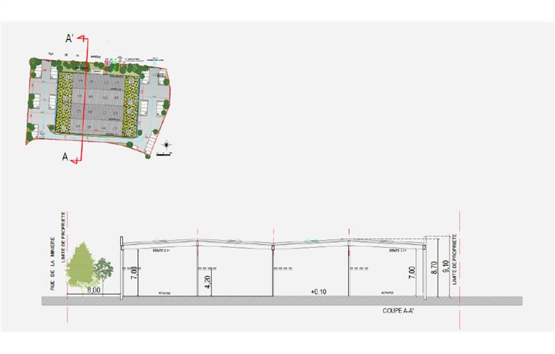 Vente d'entrepôt de 434 m² à Buc - 78530 plan - 1