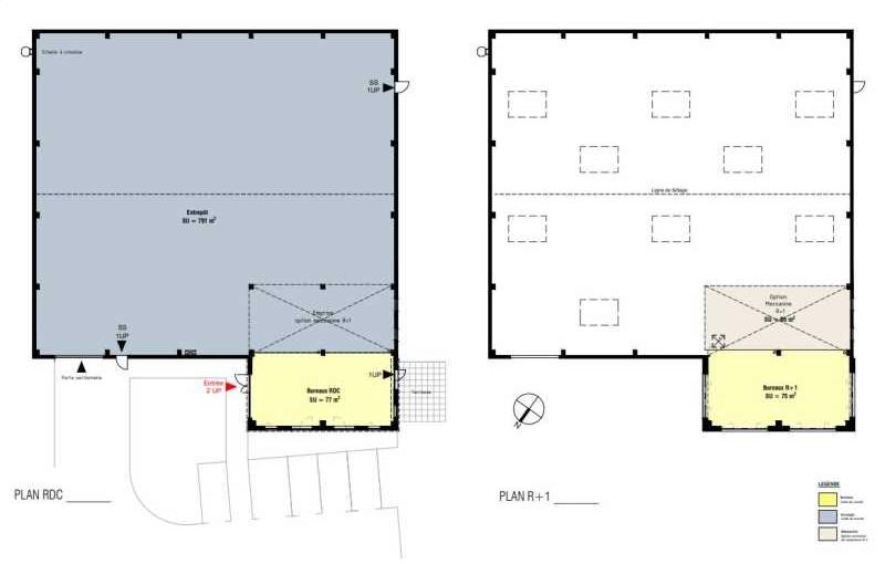 Entrepôt à acheter de 1 009 m² à Carvin - 62220 plan - 1